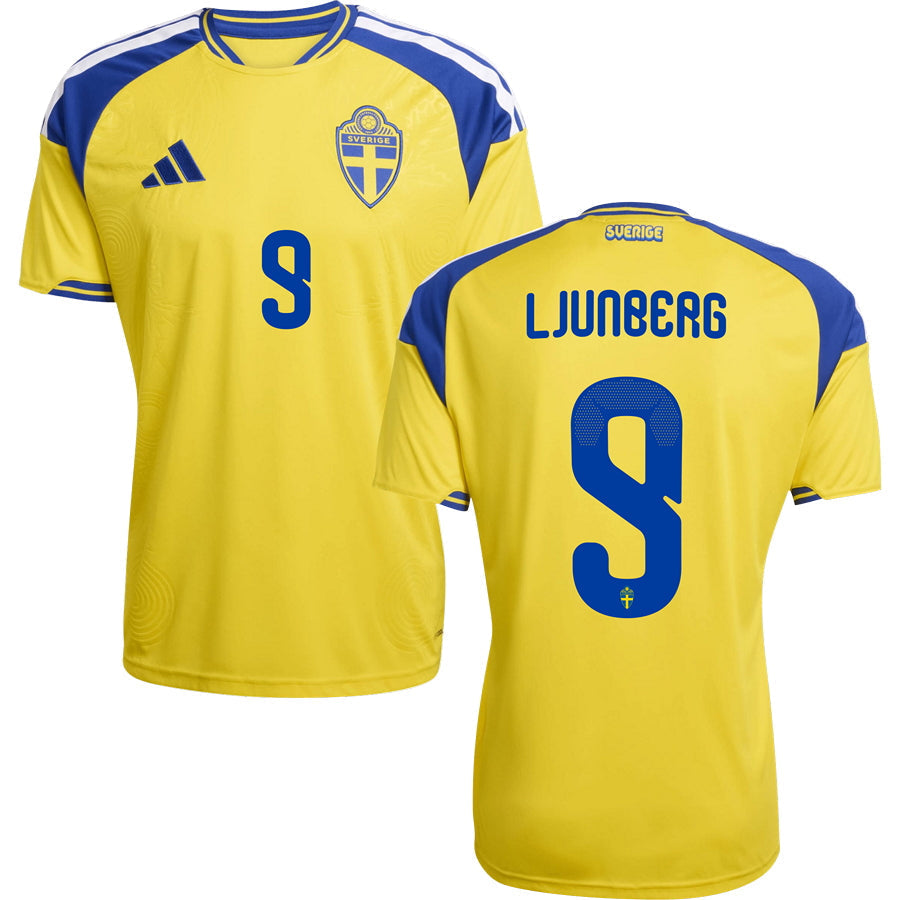Sweden Home Replica Jersey World Cup 2026  Adults