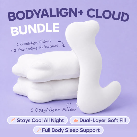 BodyAlign Plus+ Cooling Pillow + 2 CloudAlign Pillows