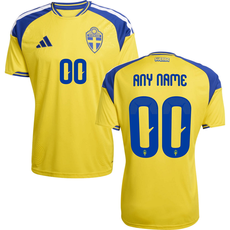 Sweden Home Replica Jersey World Cup 2026  Adults