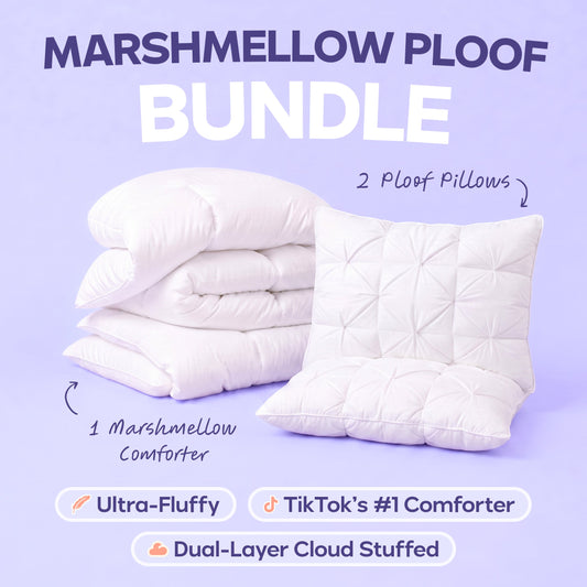 MarshMellow Comforter + 2 Ploof Pillows